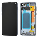 Samsung Galaxy S10E OLED Screen Assembly Replacement With Frame (Refurbished) (Prism Blue)