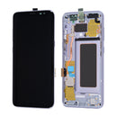 Samsung Galaxy S8 OLED Screen Assembly Replacement With Frame (Refurbished) (Orchid Gray / Purple)