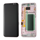 Samsung Galaxy S8 Plus OLED Screen Assembly Replacement With Frame (Refurbished) (Maple Gold)