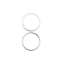 iPhone 16 / 16 Plus Back Camera Lens Glass With Bracket & Bezel Replecement (Glass Only) (2 Psc Set)