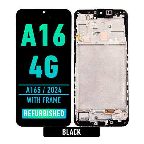 Samsung Galaxy A16 4G (A165 / 2024) LCD Screen Assembly Replacement With Frame (Refurbished) (All color)