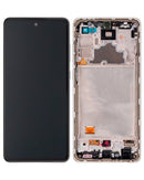Samsung Galaxy A72 (A725 / 2021) (6.67") OLED Screen Assembly Replacement With Frame (OLED PLUS) (Awesome White