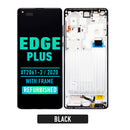 Motorola Moto Edge Plus (XT2061-3/2020) LCD Assembly With Frame (Refurbished) (Black)