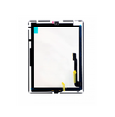 iPad 3 / iPad 4 Digitizer Replacement (Home Button Pre-Installed Compatible For iPad 3) (Aftermarket Plus) (Black)