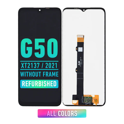Motorola Moto G50 (XT2137 / 2021) LCD Screen Assembly Replacement Without Frame (Refurbished) (All Colors)