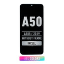 Samsung Galaxy A50 (A505 / 2019) / A30 (A305 / 2019) LCD Screen Assembly Replacement Without Frame (WITHOUT FINGER PRINT SENSOR) (Aftermarket Incell) (All Colors)
