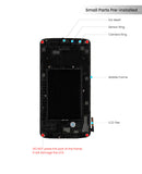 LG K7 / Tribute 5 (LS675/MS330) LCD Screen Assembly Replacement With Frame (White)