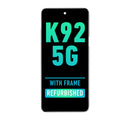 LG K92 5G (2020) LCD Screen Assembly Replacement With Frame (Refurbished) (Titan Gray)