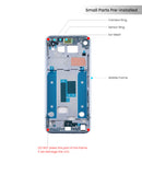 LG Q70 LCD Screen Assembly Replacement With Frame (Mirror Black)