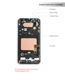 LG V40 ThinQ LCD Screen Assembly Replacement With Frame (US Version) (Platinum Gray)