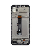 Motorola Moto E20 (XT2155 / 2021) LCD Screen Assembly Replacement With Frame (Refurbished) (Black)