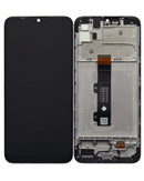Motorola Moto E20 (XT2155 / 2021) LCD Screen Assembly Replacement With Frame (Refurbished) (Black)