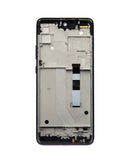 Motorola Moto One G 5G ACE UW (Verizon Version) (XT2113-1/2 / 2021) LCD Screen Assembly Replacement With Frame (Refurbished) (Volcanic Gray)
