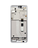 Motorola Moto G 5G ACE (XT2113) LCD Screen Assembly Replacement With Frame (Refurbished) (Frosted Silver)