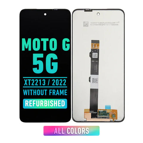 Motorola Moto G 5G (XT2213 / 2022) LCD Screen Assembly Replacement Without Frame (Refurbished) (All Colors)