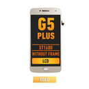 Motorola Moto G5 Plus (XT1680) LCD Screen Assembly Replacement Without Frame (Gold)