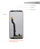 Motorola Moto G6 Play (XT1922-6-7-9) LCD Screen Assembly Replacement Without Frame (USA Version) (Black)