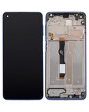 Motorola Moto G Power (XT2117 / 2021) LCD Screen Assembly Replacement With Frame (Refurbished) (Blue)