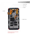 Motorola Moto X2 (XT1096) LCD Screen Assembly Replacement With Frame (Refurbished) (White)