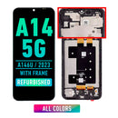 Samsung Galaxy A14 5G (A146U / A146P / A146V / A146W / 2023) LCD Screen Assembly Replacement With Frame (Refurbished) (All Colors)