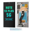 Samsung Galaxy Note 10 Plus / 5G OLED Screen Assembly Replacement With Frame (Refurbished) (Aura Glow / Silver)