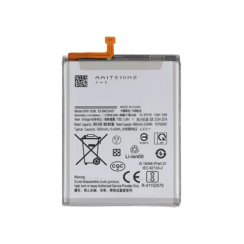 Samsung Galaxy A23 (A235 / 2022) / A23 5G (A236 / 2022) / A73 5G (A736 / 2022) / M52 5G (M526 / 2021) Battery Replacement High Capacity (EB-BM526ABS)