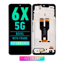 T-Mobile Revvl 6x 5G LCD Screen Assembly Replacement With Frame (Refurbished) (All Colors)