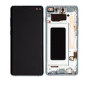 Samsung Galaxy S10 Plus LCD Screen Assembly Replacement With Frame (WITHOUT FINGER PRINT SENSOR)  (Aftermarket Incell) (Prism Green)