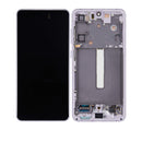 Samsung Galaxy S21 FE 5G OLED Screen Assembly Replacement With Frame (G990U) (NORTH AMERICA VERSION) (Refurbished) (Lavender)