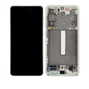 Samsung Galaxy S21 FE 5G OLED Screen Assembly Replacement With Frame (G990U) (NORTH AMERICA VERSION) (Refurbished) (Olive)