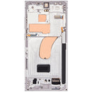 Samsung Galaxy S23 Ultra 5G OLED Screen Assembly Replacement With Frame (Service Pack) (Lime / Sky Blue)
