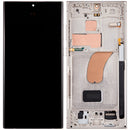 Samsung Galaxy S23 Ultra OLED Screen Assembly Replacement With Frame (OLED PLUS) (Cream)
