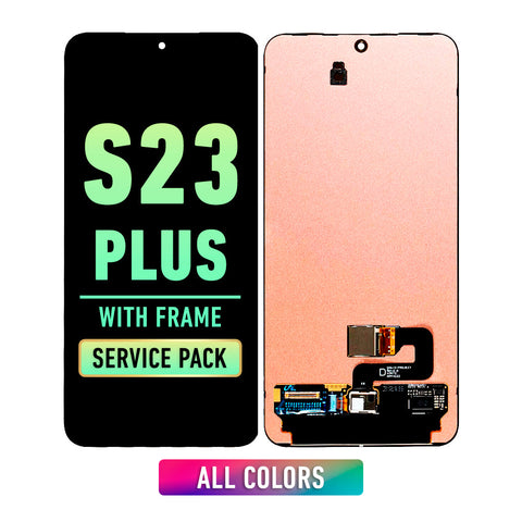 Samsung Galaxy S23 Plus 5G OLED Screen Assembly Replacement Without Frame (Service Pack) (All Colors)