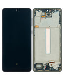 Samsung Galaxy A33 5G (A336 / 2022) (6.36") OLED Screen Assembly Replacement With Frame (OLED PLUS) (Black)