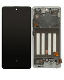 Samsung Galaxy A51 5G (A516 / 2020) OLED Screen Assembly Replacement With Frame (OLED PLUS) (Prism Cube White)
