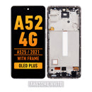 Samsung Galaxy A52 4G (A525 / 2021) OLED Screen Assembly Replacement With Frame (OLED PLUS) (Awesome White)