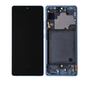 Samsung Galaxy A71 5G (A716 / 2019) OLED Screen Assembly Replacement With Frame (Refurbished) (Prism Cube Blue)