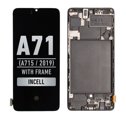 Samsung Galaxy A71 (A715 / 2019) LCD Screen Assembly Replacement With Frame (Aftermarket Incell)