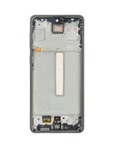 Samsung Galaxy A73 5G (A735 / 2022) OLED Screen Assembly Replacement With Frame (Refurbished) (Gray)