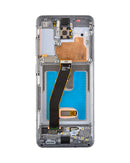 Samsung Galaxy S20 5G OLED Screen Assembly Replacement With Frame (Compatible Only For Verizon 5G UW Model) (Refurbished) (Cosmic Black)