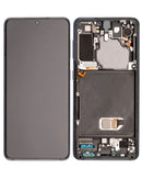 Samsung Galaxy S21 5G OLED Screen Assembly Replacement With Frame (OLED PLUS) (Phantom Gray)