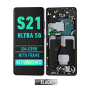 Samsung Galaxy S21 Ultra 5G SM-G998 OLED Screen Assembly Replacement With Frame (Refurbished) (Phantom Black)