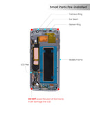 Samsung Galaxy S7 Edge OLED Screen Assembly Replacement With Frame (US Version) (Refurbished) (Pink Gold)