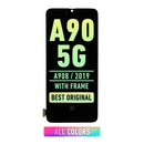 Samsung Galaxy A90 5G (A908 / 2019) OLED Screen Assembly Replacement With Frame (Premium) (All Colors)