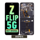 Samsung Galaxy Z Flip 5 5G OLED Screen Assembly Replacement With Frame (Service Pack) (Graphite)