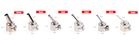 Kaigexin 850 Universal Hot Air Gun Head Short Welding Nozzle