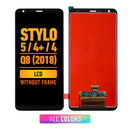 LG Stylo 4 / Stylo 4 Plus / Stylo 5 / Q8 2018 LCD Screen Assembly Replacement Without Frame (All Colors)