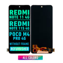 Xiaomi Redmi Note 11 / Redmi Note 11S 4G / Xiaomi POCO M4 Pro 4GOLED Screen Assembly Replacement Without frame (Refurbished) (All Colors)