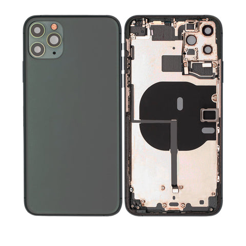 iPhone 11 Pro Max Housing & Back Cover Glass With Small Parts (Pull Good) (All Colors)