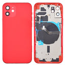 iPhone 12 Housing & Back Cover Glass With Small Parts (Pull Good) (All Colors)